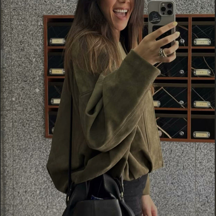 Allegra Suede Jacket