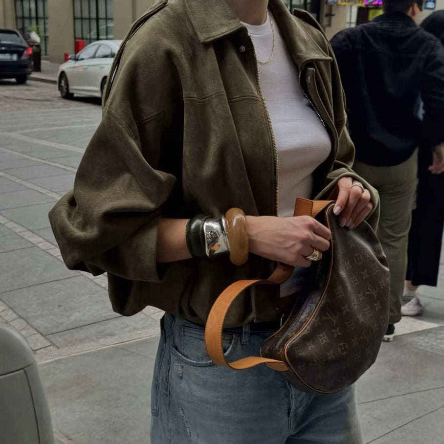 Allegra Suede Jacket